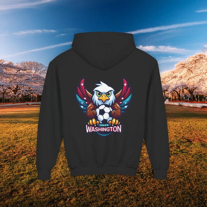 Washington Spirit Eagle Design Youth Hoodie