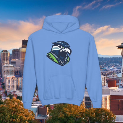 Seattle Football Crest Youth Hoodie