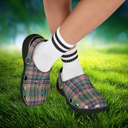 Spring Plaid Kid's Foam Clogs