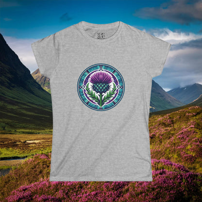 Scotland Thistle Women's Softstyle Tee