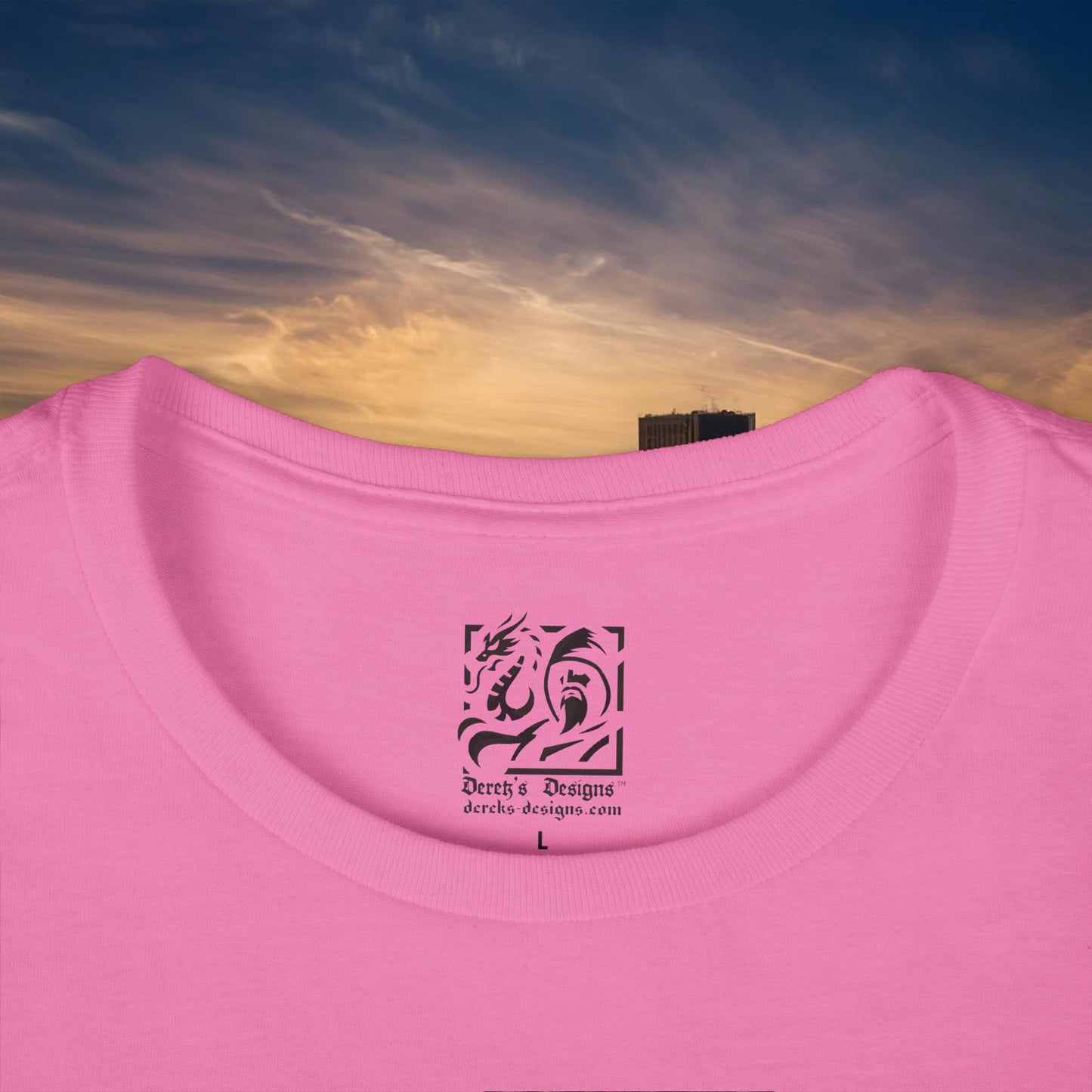 Detroit Football Logo Women's Softstyle Tee