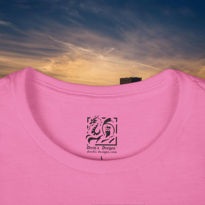 Detroit Football Logo Women's Softstyle Tee