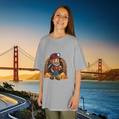San Francisco Football Cartoon Miner Kids Tee