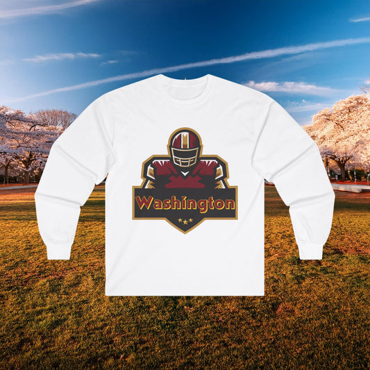 Washington Football Player Logo Long Sleeve Tee