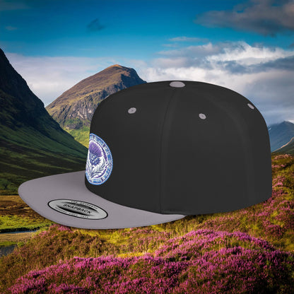 Scotland Thistle Flat Bill Snapback