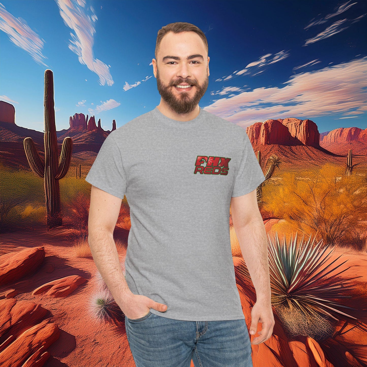 PHX Reds Christmas Crest Tee