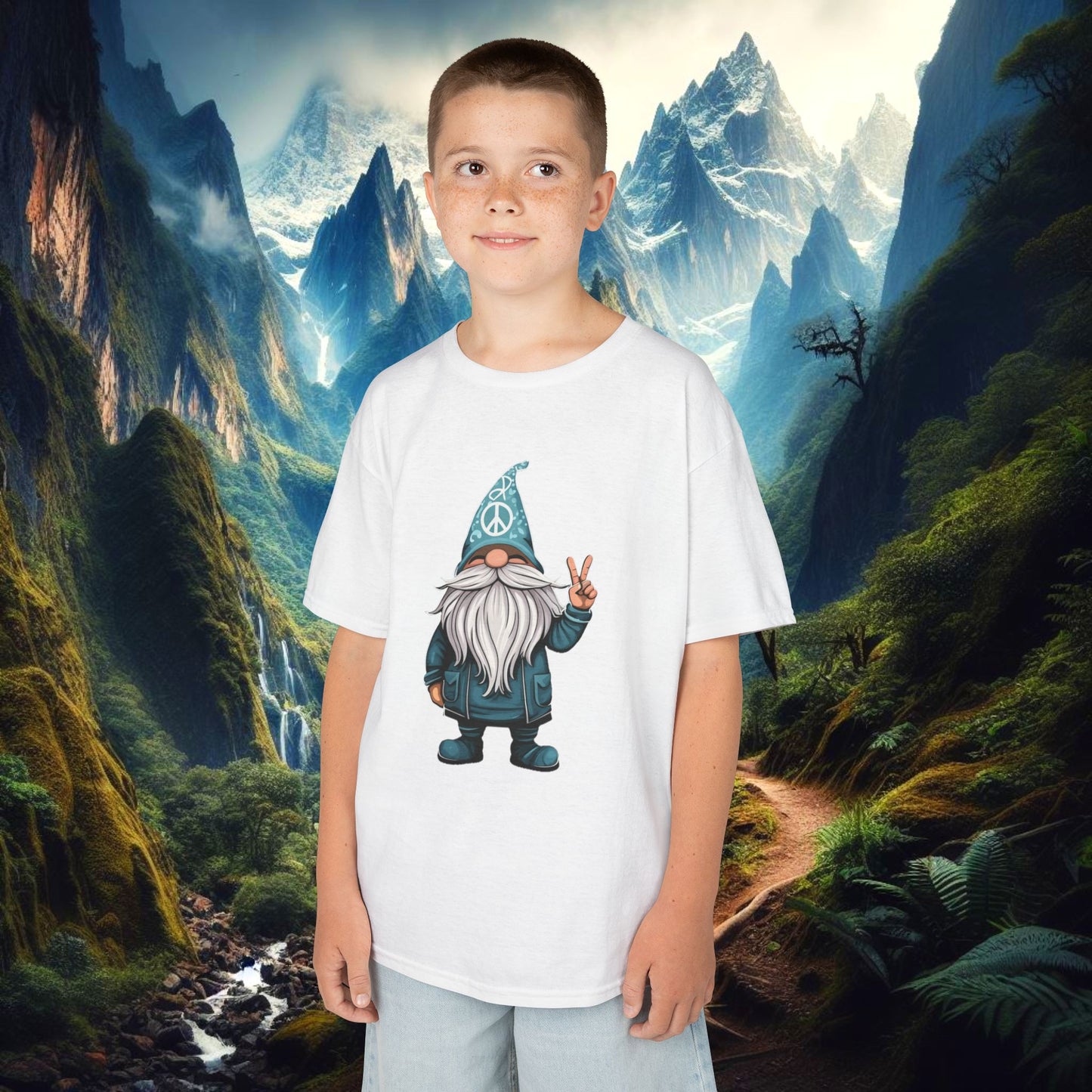 Peace Gnome Kids Tee