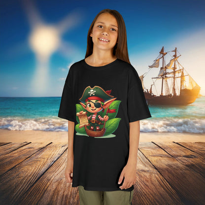 Elf Pirate Treasure Map Kids Tee
