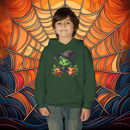 Cute Witch Youth Hoodie