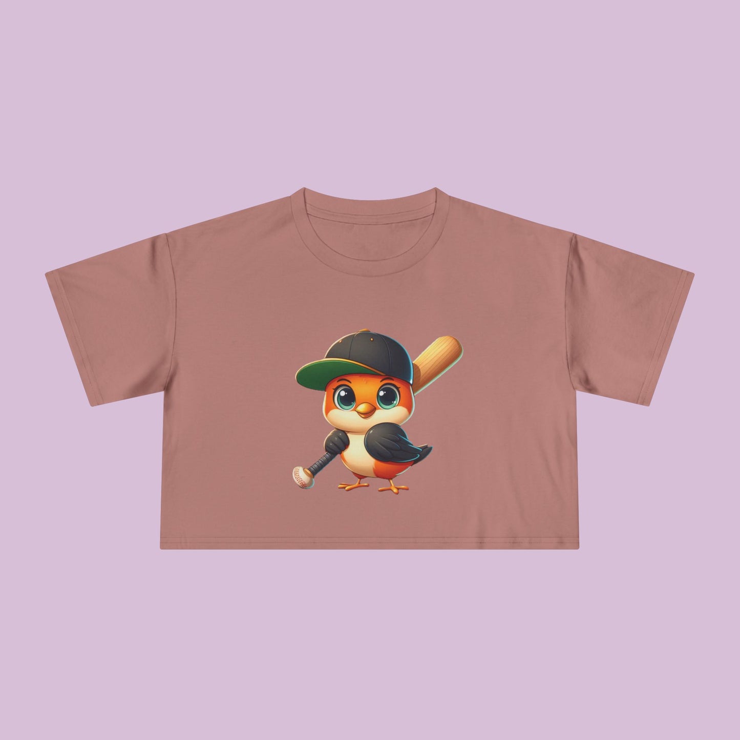 Baltimore Baseball Little Oriole Women's Crop Tee