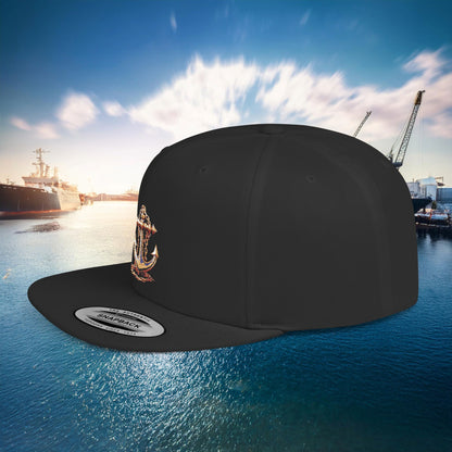Anchor Flat Bill Snapback
