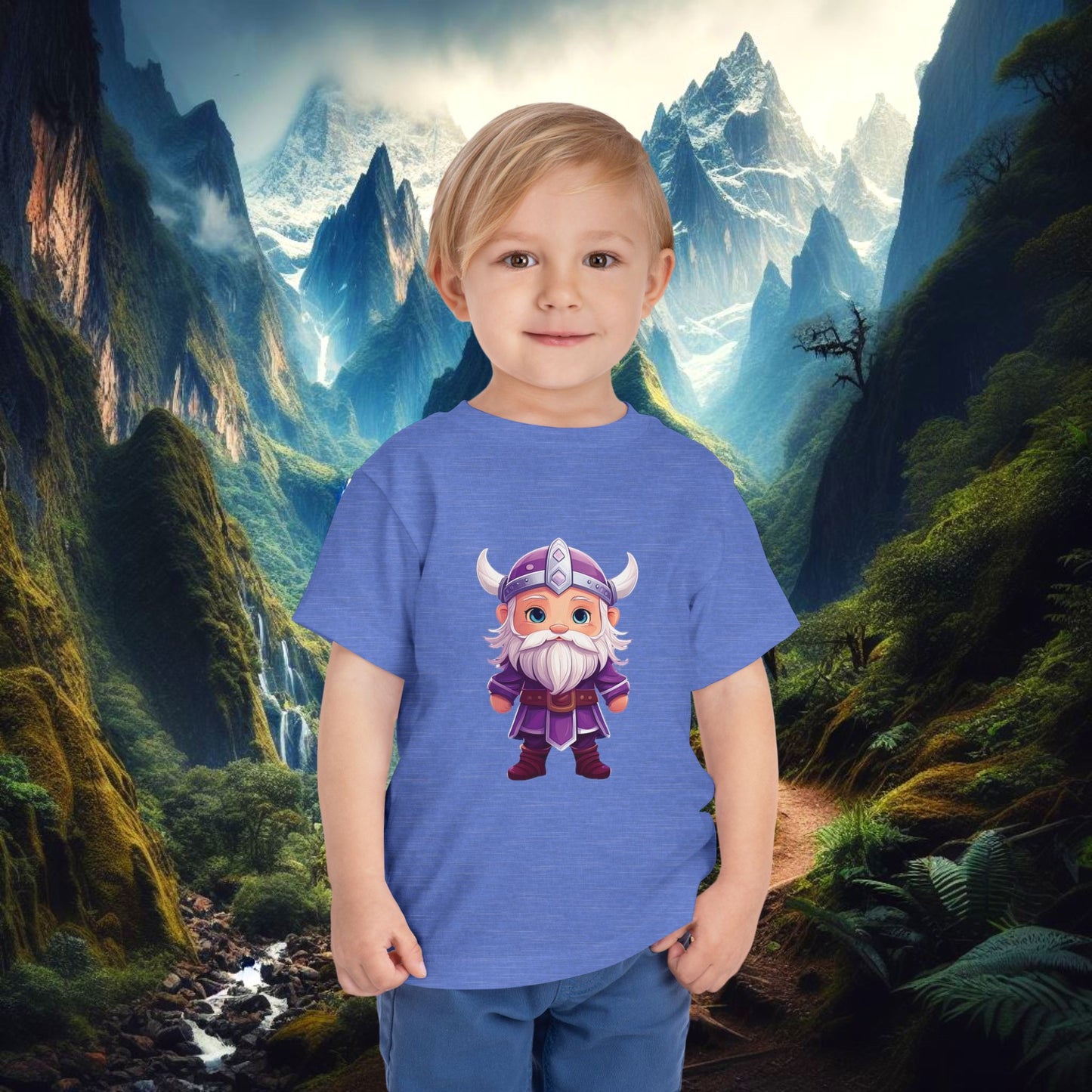 Purple Viking Toddler Tee
