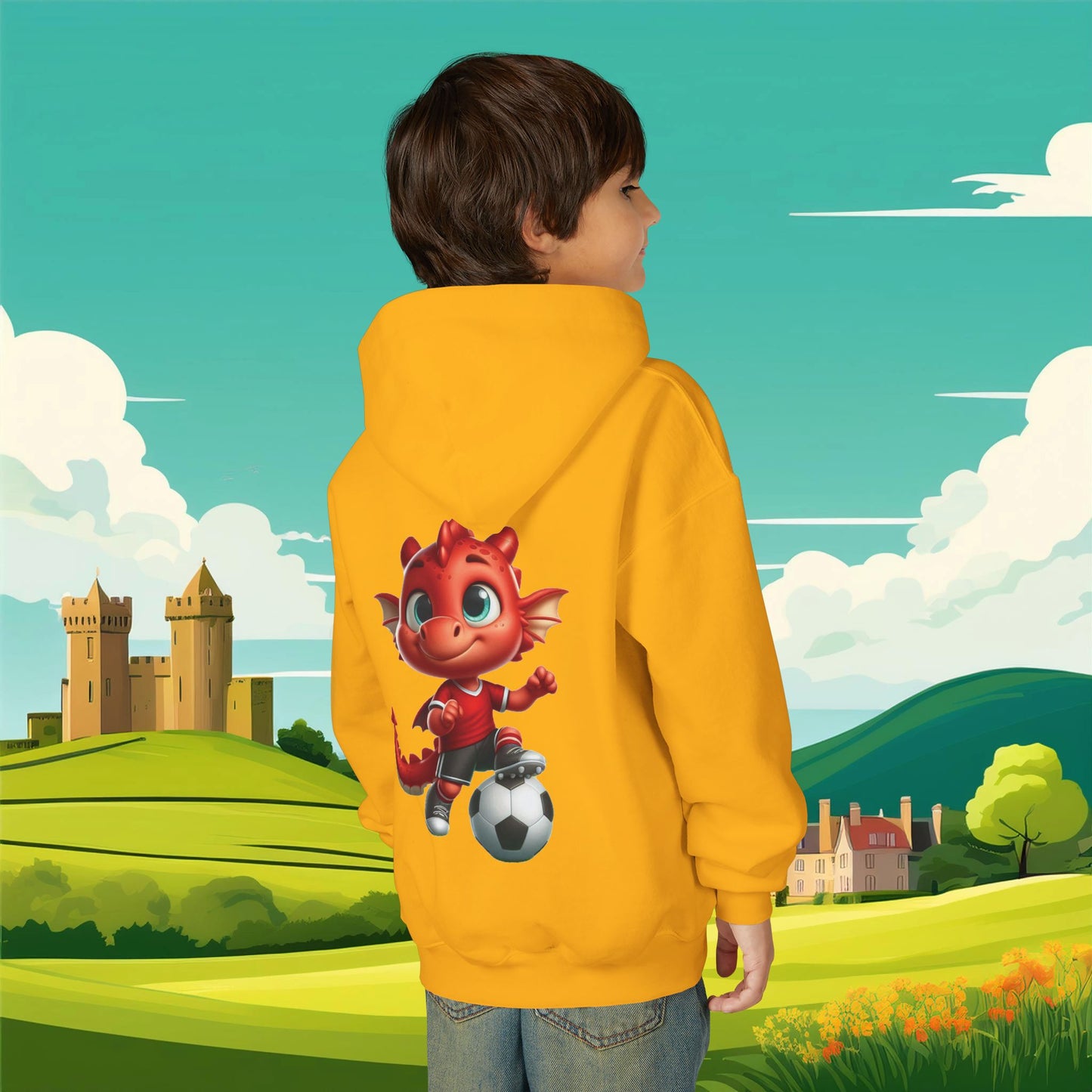 Wrexham Little Red Dragon Youth Hoodie