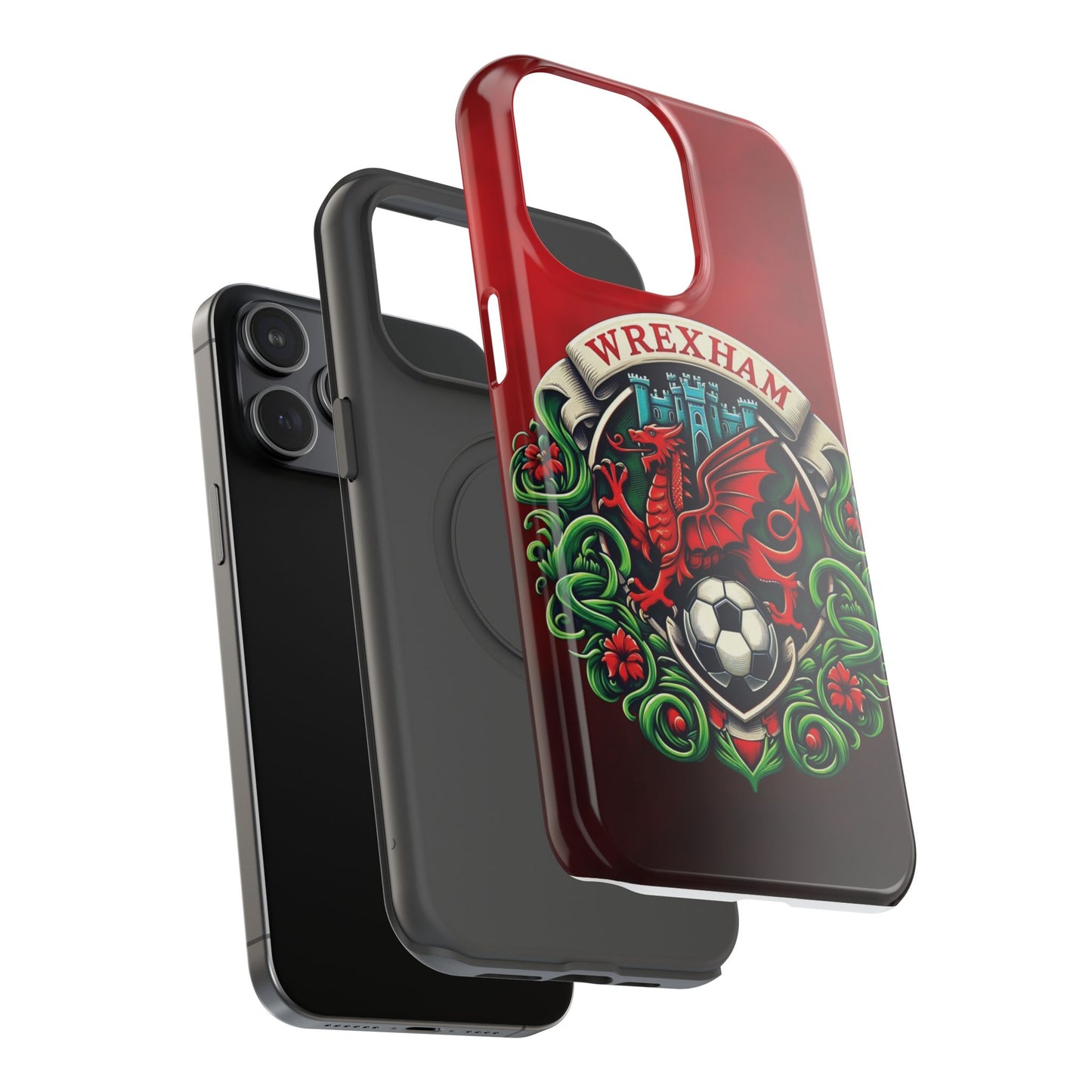 Wrexham Crest Impact-Resistant Cases