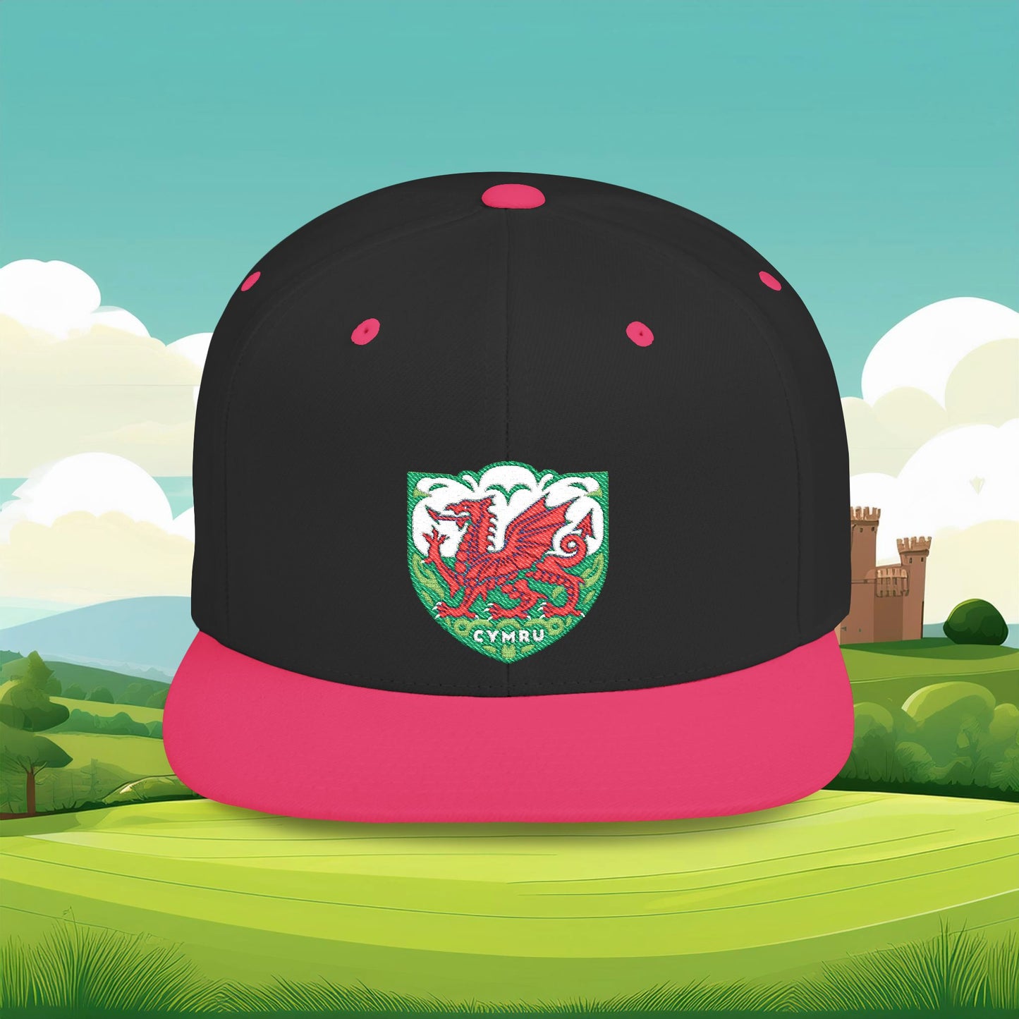 The Cymru Flat Bill Snapback
