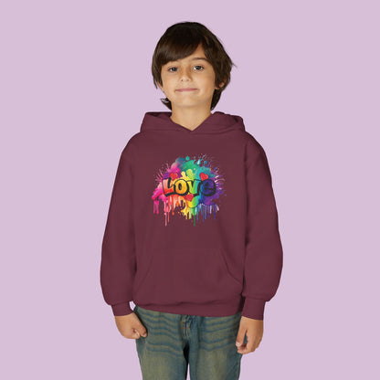 Love Color Bomb Youth Hoodie