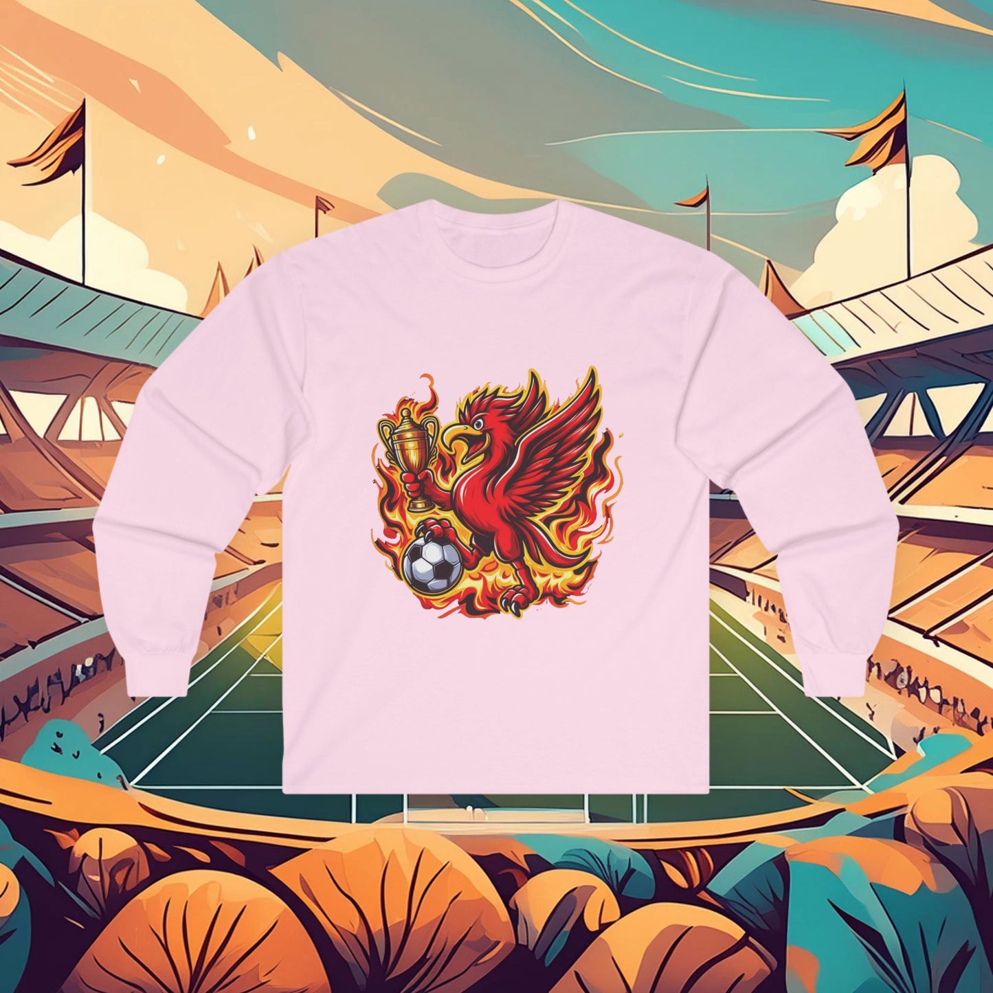 Liverpool Flames Long Sleeve Tee