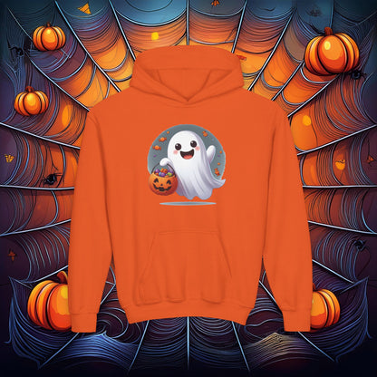 Trick or Treat Ghost Youth Hoodie