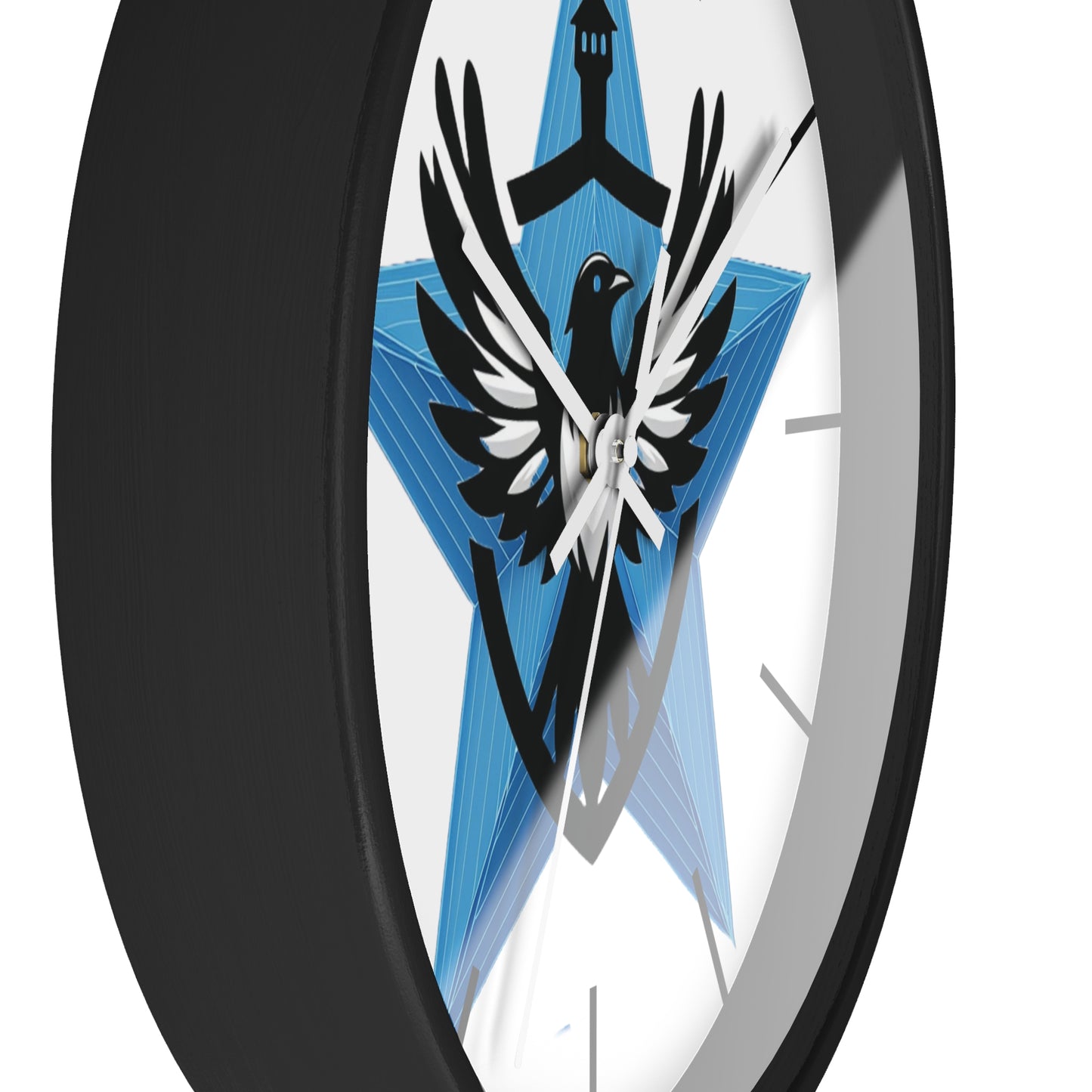 Blue Star Mags Wall Clock