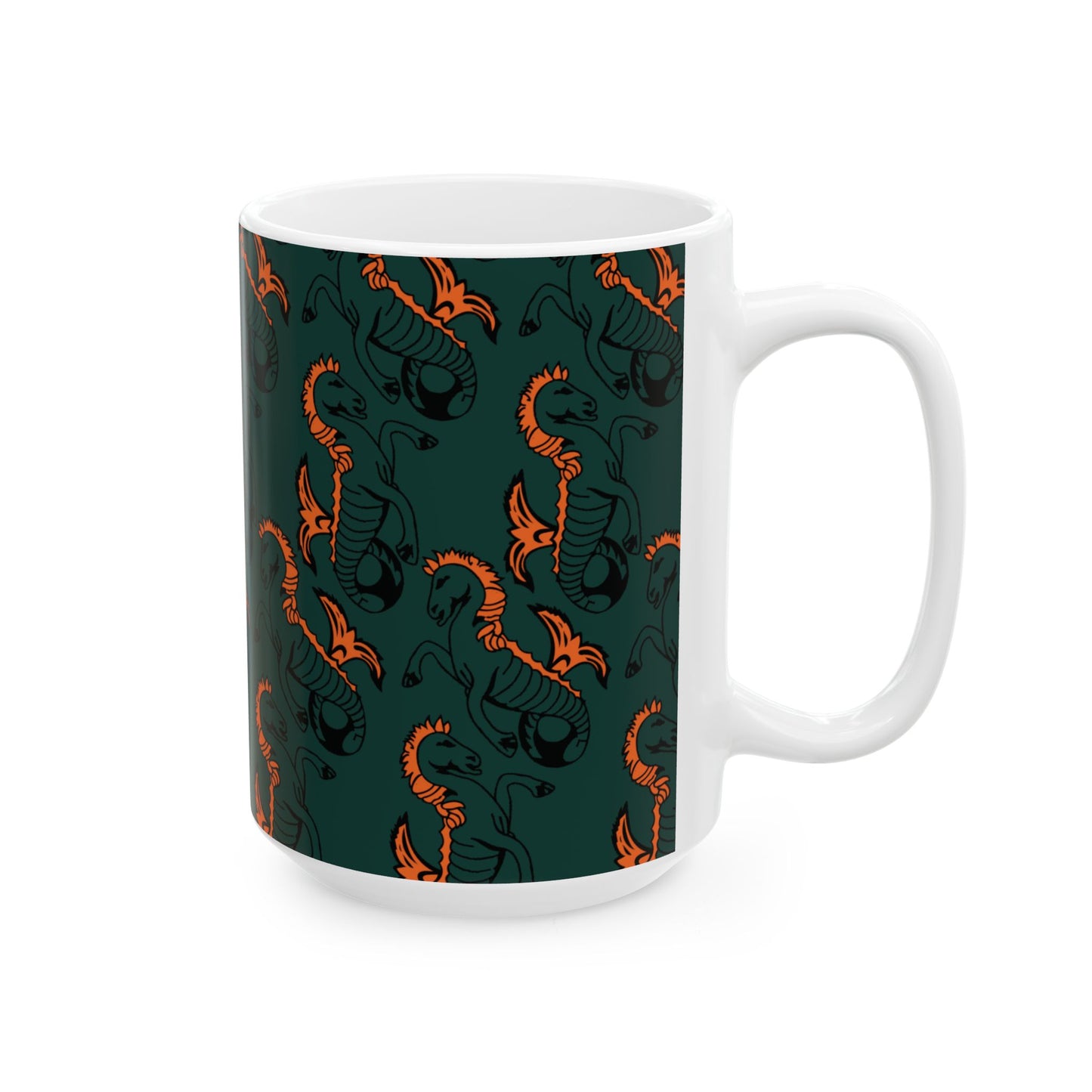 Newcastle Seahorse Ceramic Mugs (11oz/15oz)