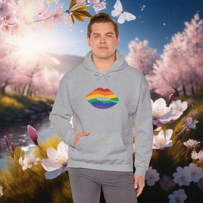 Rainbow Kiss Unisex Hoodie