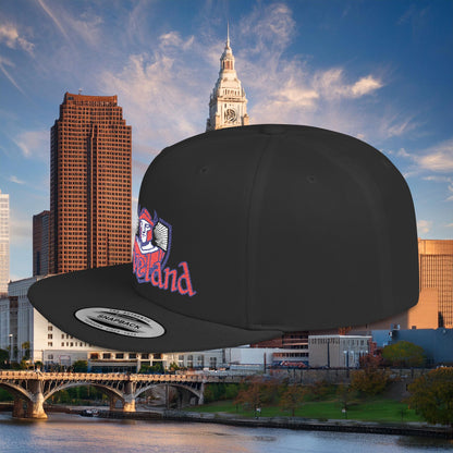 Cleveland Baseball Flat Bill Snapback