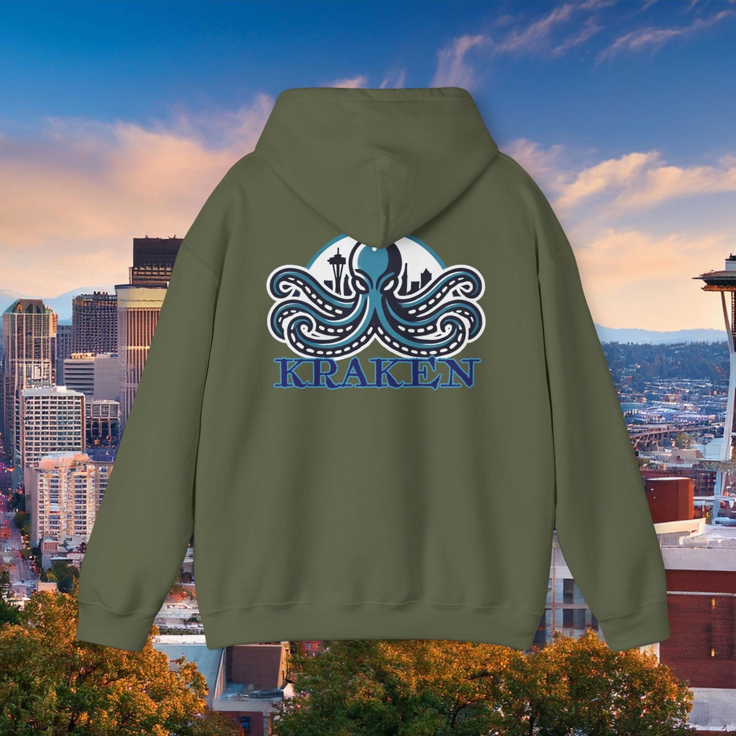 Seattle Hockey Design Hoodie