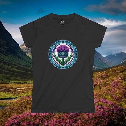 Scotland Thistle Women's Softstyle Tee