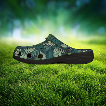 Jungle Pattern Foam Clogs