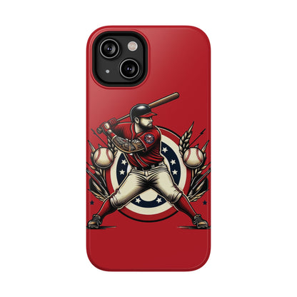 Washington Baseball At Bat Impact-Resistant Cases