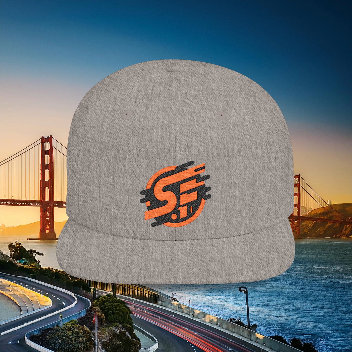 San Francisco SF Flat Bill Snapback