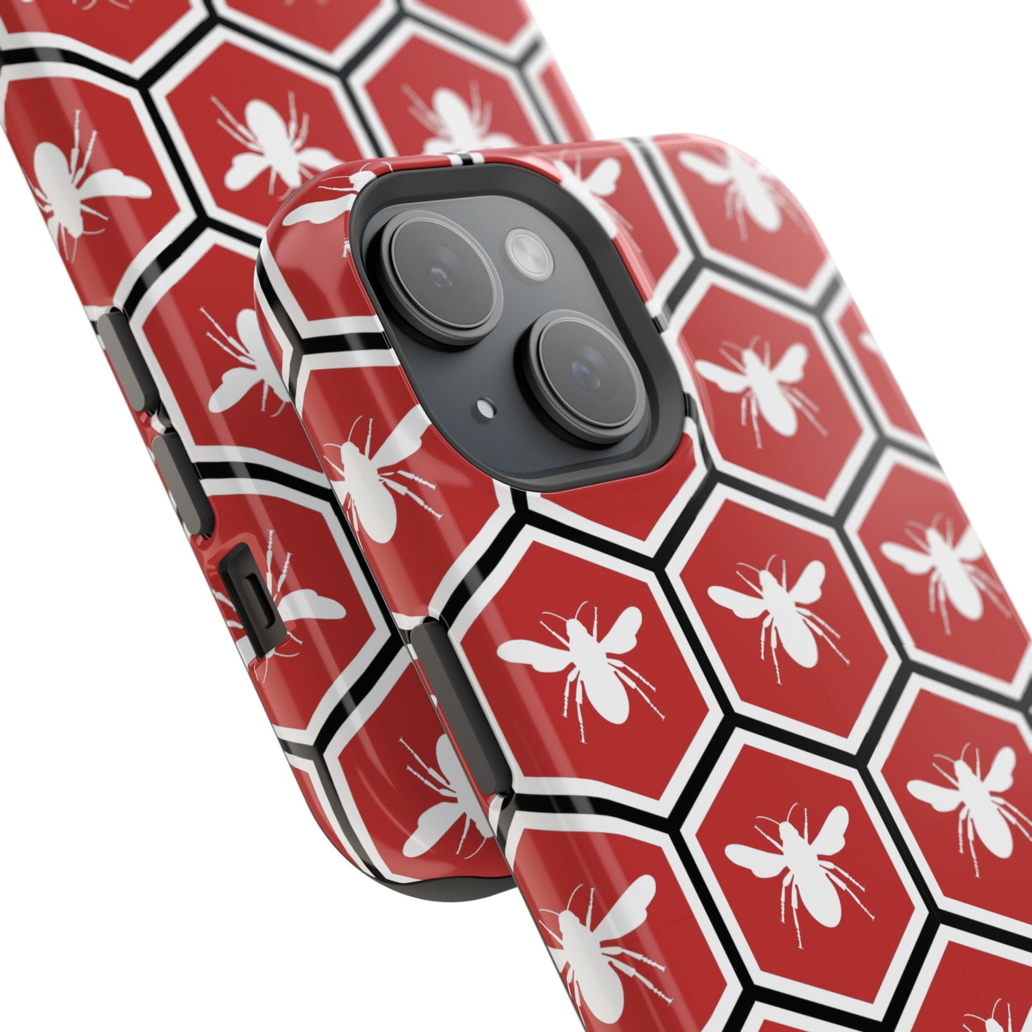 Honeycomb Bee Impact-Resistant Phone Case