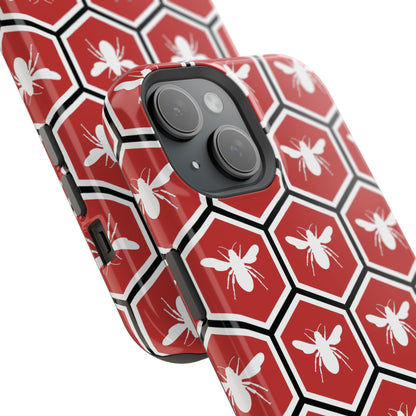 Honeycomb Bee Impact-Resistant Phone Case