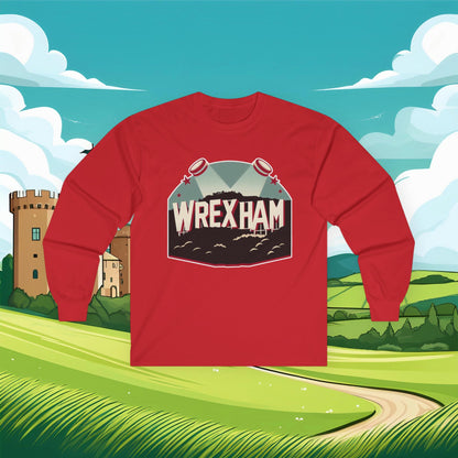 Wrexham Hollywood Sign Long Sleeve Tee