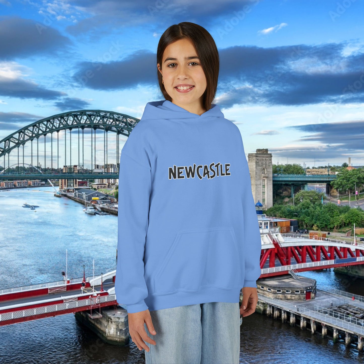 Newcastle United Mini Mag Keeper Youth Hoodie