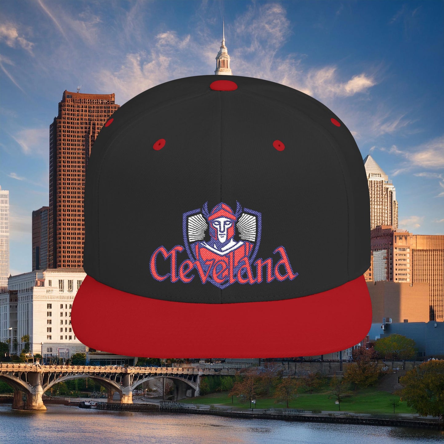 Cleveland Baseball Flat Bill Snapback