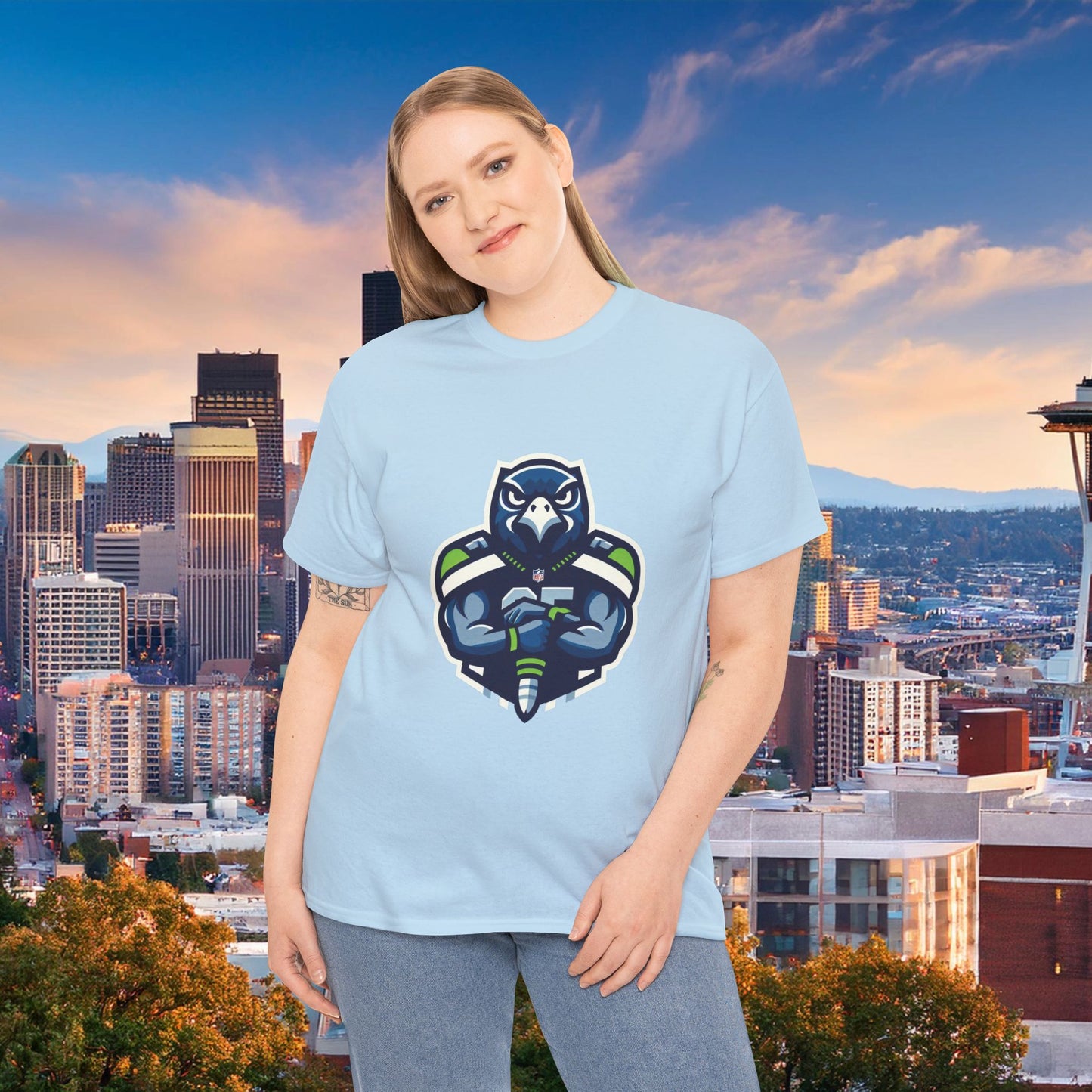Seattle Football Player Tee