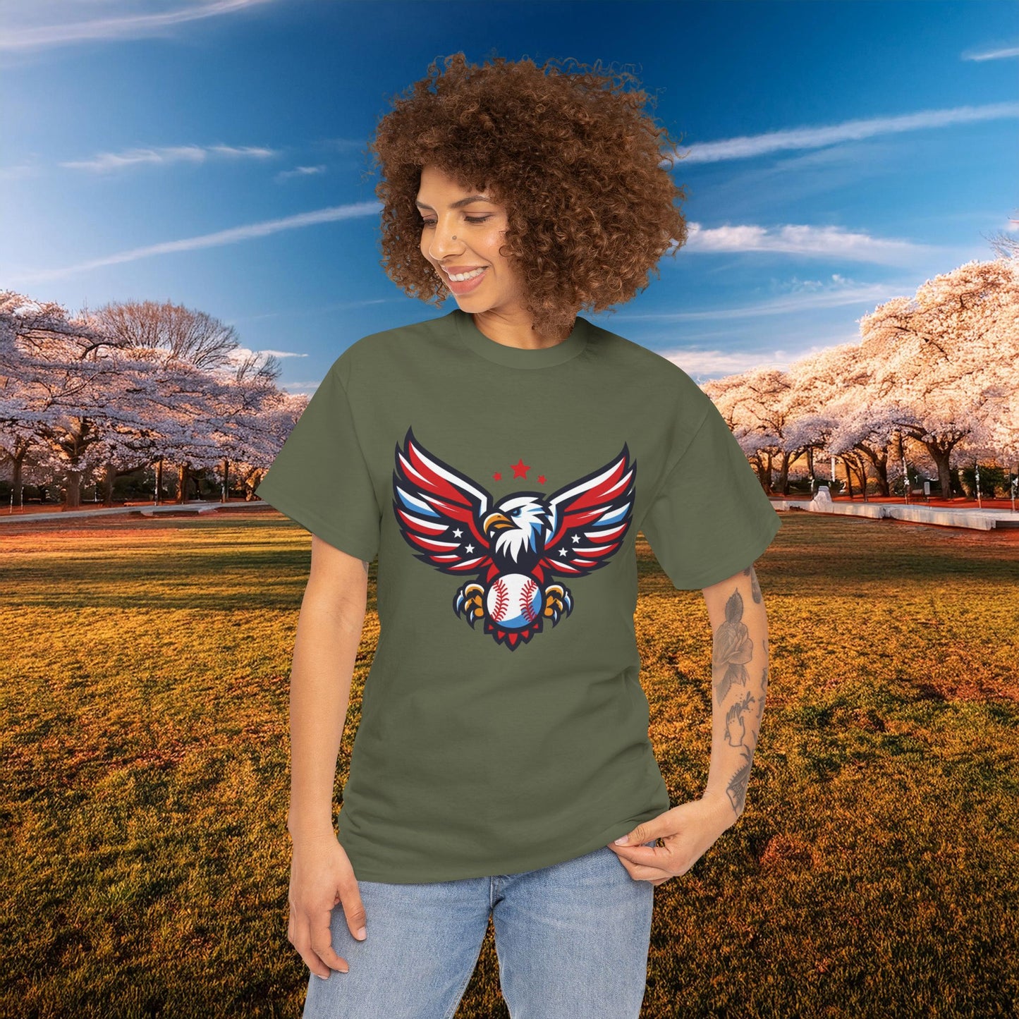 Washington Baseball Eagle Tee