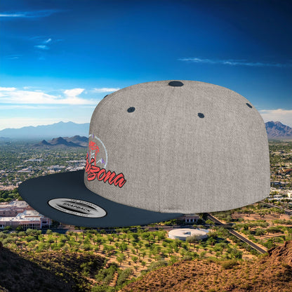 Arizona Baseball Logo Flat Bill Snapback