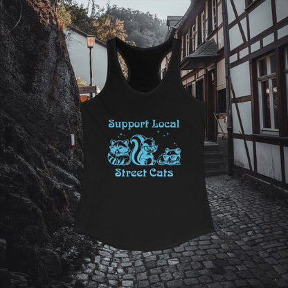 Support Local Street Cats Racerback Tank