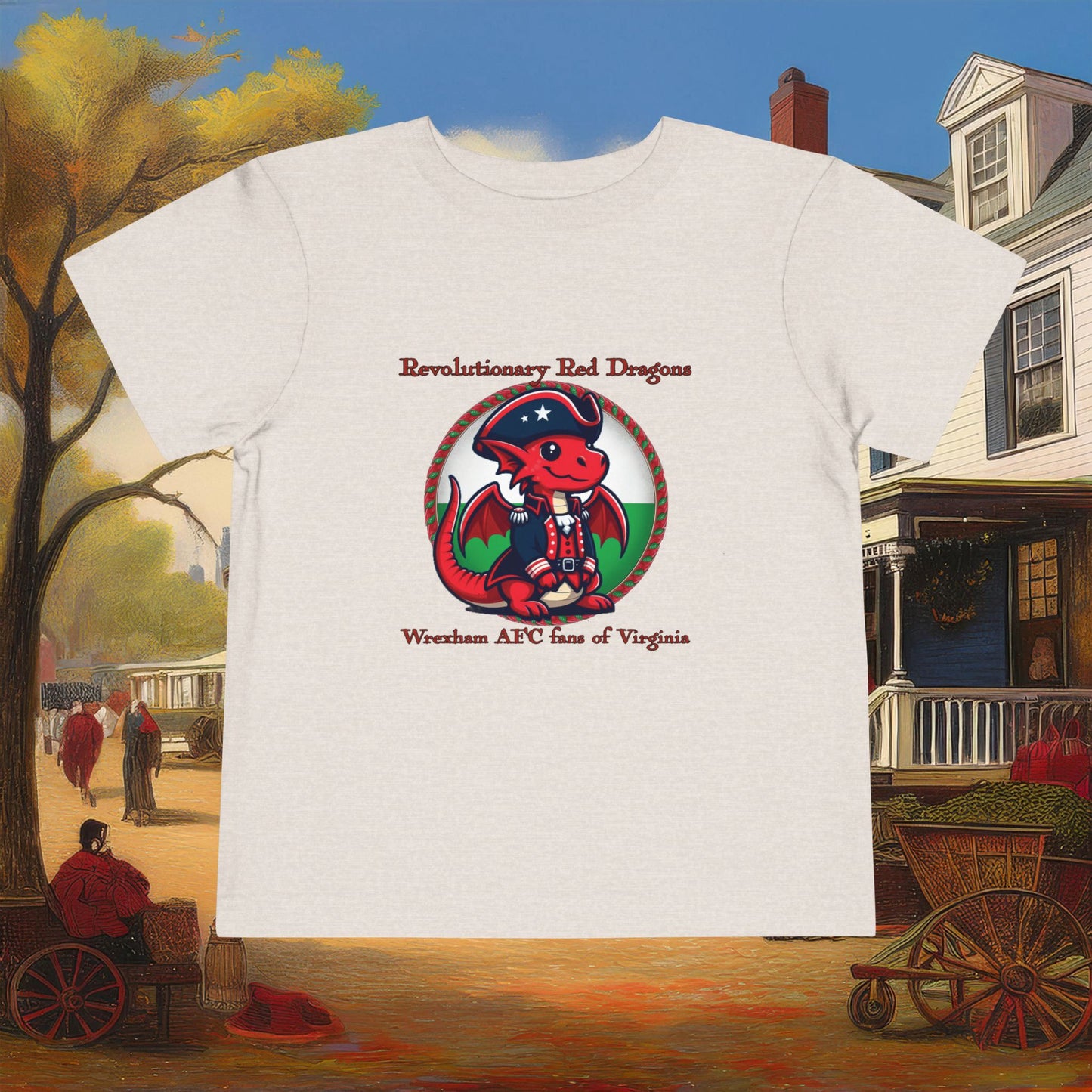 Mini Revolutionary Red Dragons Toddler Tee