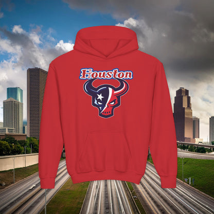 Houston Skull Youth Hoodie