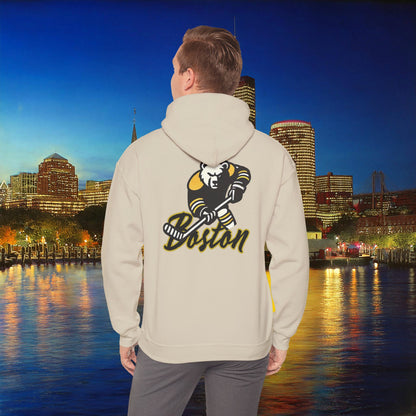 Boston Hockey Bear Hoodie