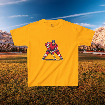 Washington Hockey Player Kids Tee