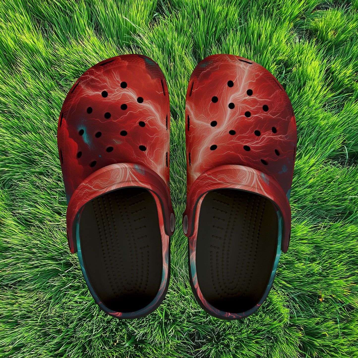 Red Storm Kid's Foam Clogs