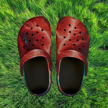 Red Storm Kid's Foam Clogs