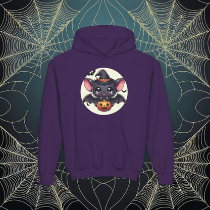 Trick or Treat Bat Youth Hoodie
