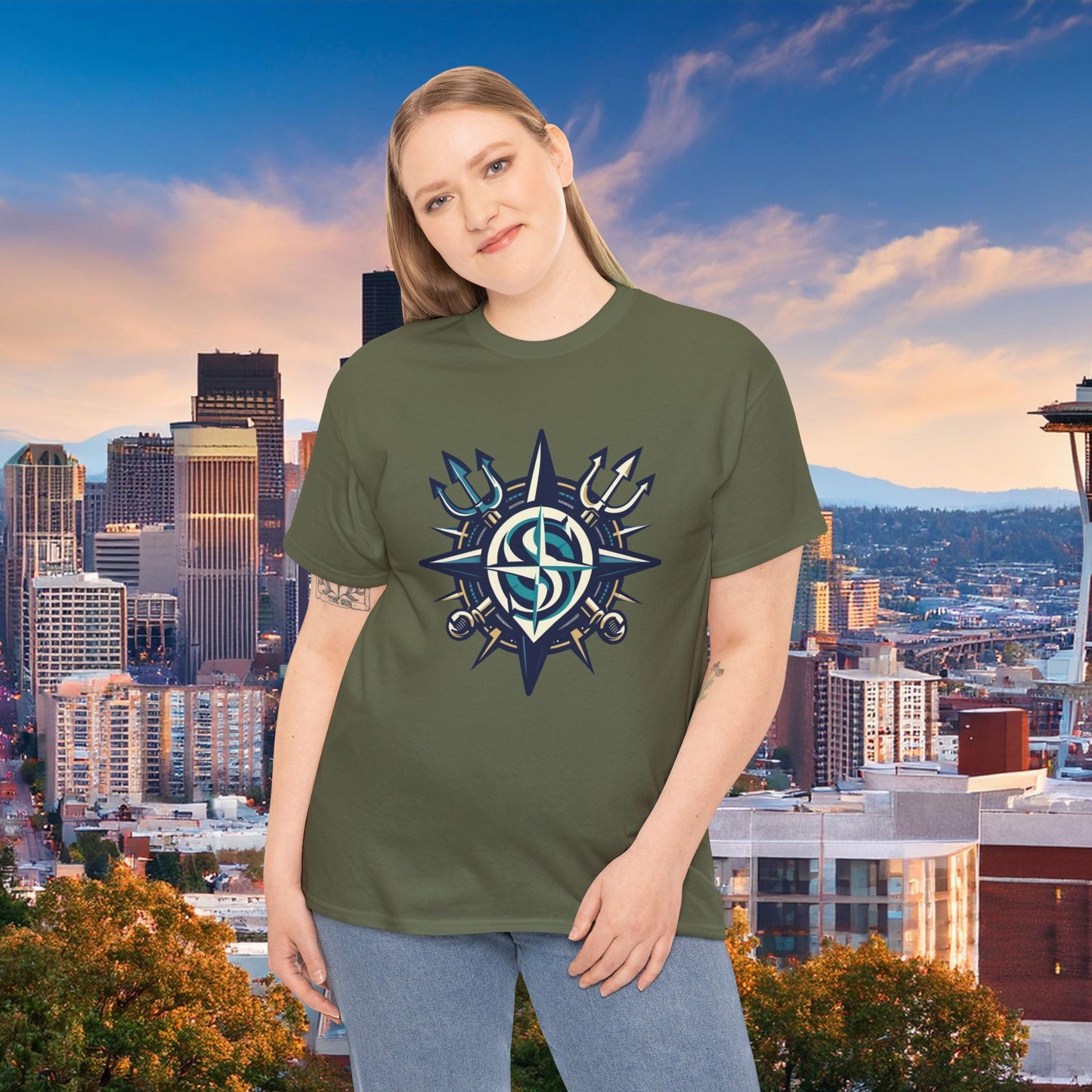 Seattle Baseball Crest Tee