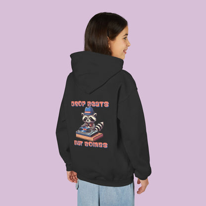 "Beats Not Bombs" Peace Youth Hoodie