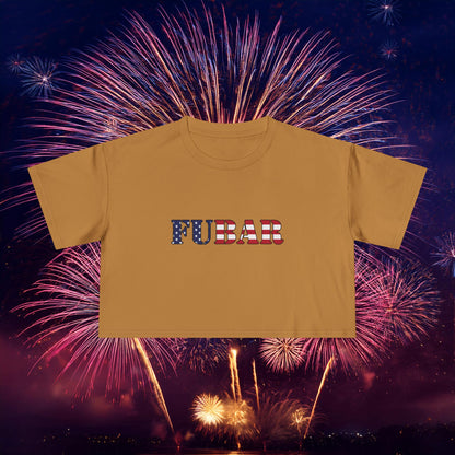 USA FUBAR Women's Crop Tee